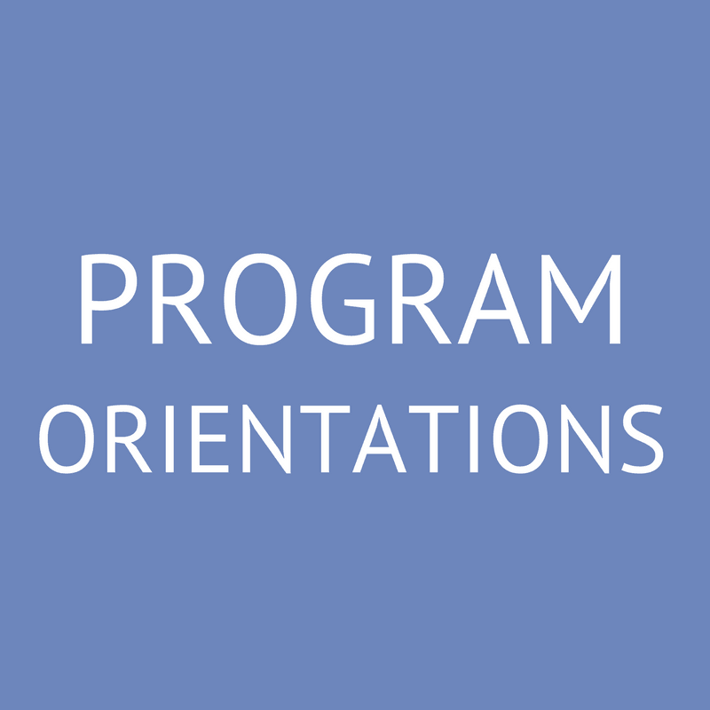 Program Orientations