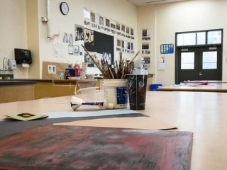 Burnaby Central Secondary Art Class