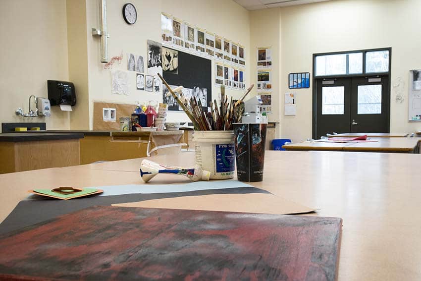 Burnaby North Secondary Art Class