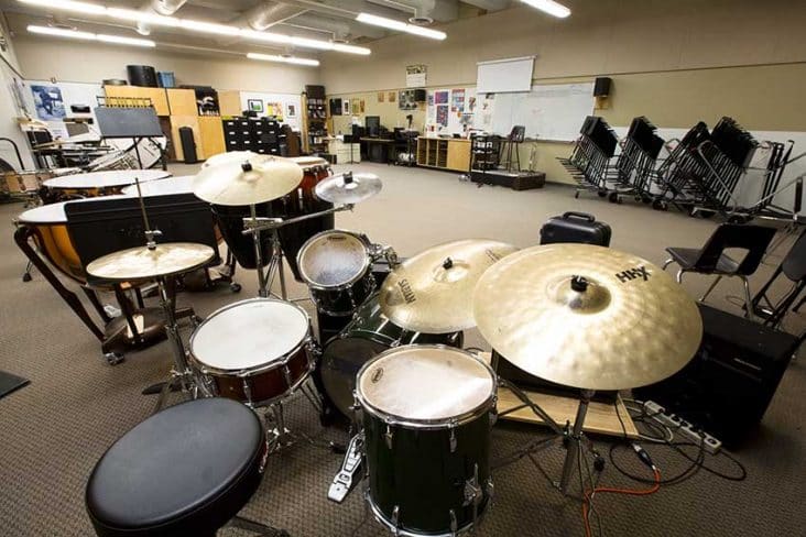 Burnaby Mountain Secondary Music Room
