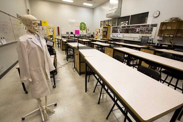 Burnaby Mountain Secondary Science Class