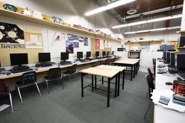 Burnaby North Secondary Computer Room