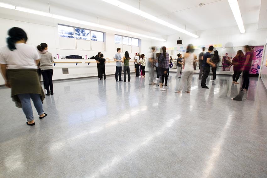 Burnaby North Secondary Dance Studio