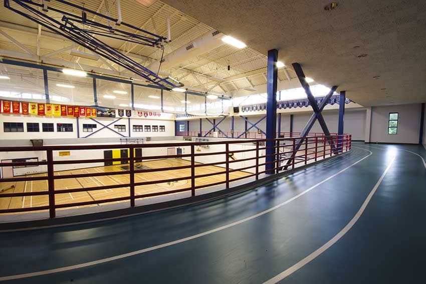 Burnaby South Secondary Gym Running Track