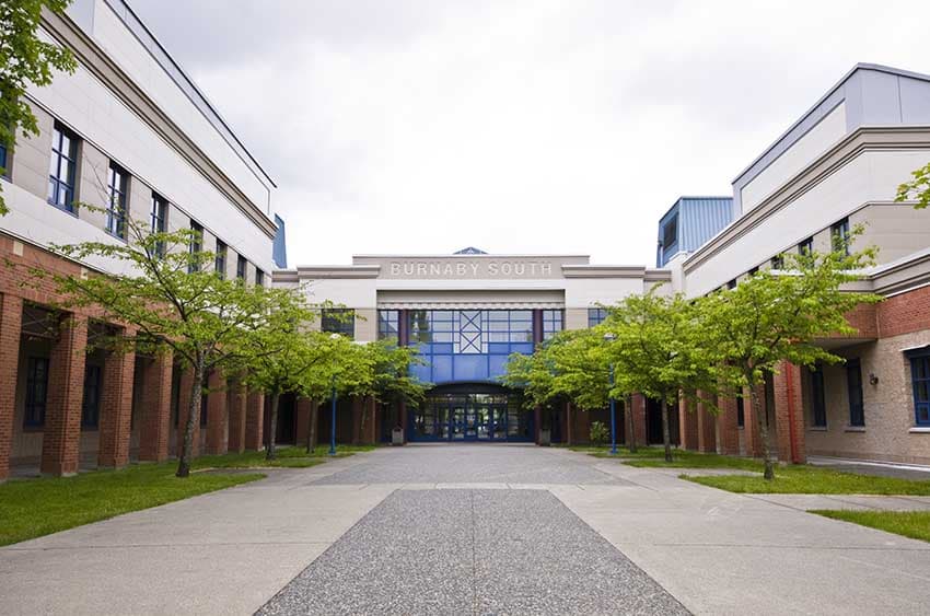 Burnaby South Secondary School Exterior
