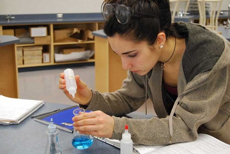 Byrne Creek Secondary Science Student