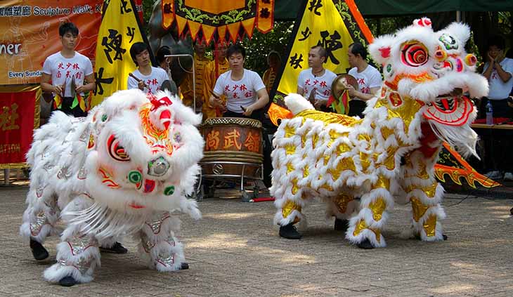 Loud Lion Dance Lunar New Year 2018